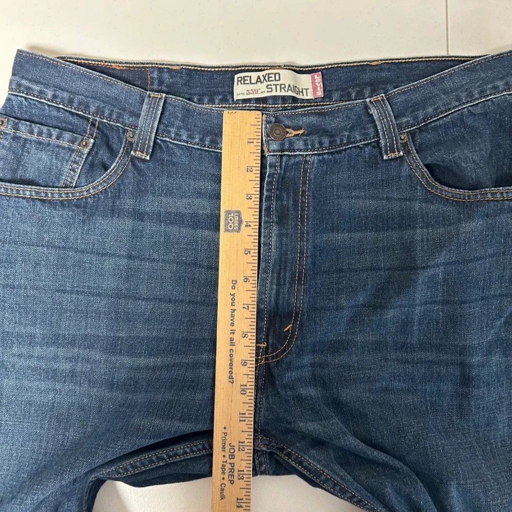 Levi's 559 Relaxed Straight Jeans Mens 38x30 Blue Medium Wash Denim